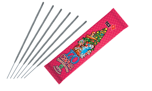  Бенгальские свечи 6 шт 170 мм в пакете  в Сегеже