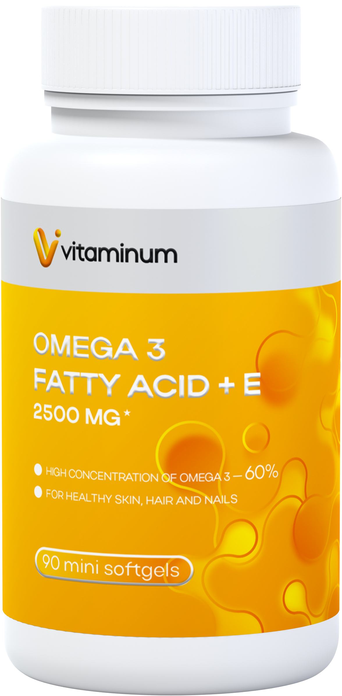  Vitaminum ОМЕГА 3 60% + витамин Е (2500 MG*) 90 капсул 700 мг   в Сегеже